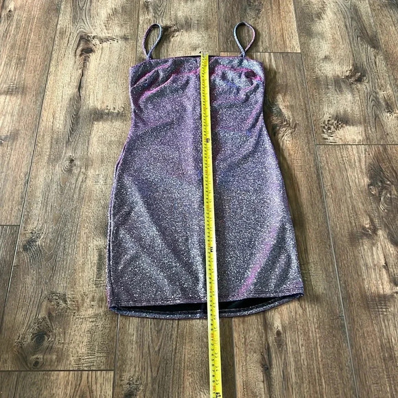 Windsor Time To Shine Glitter Mini Dress Size Medium - Picture 7 of 14
